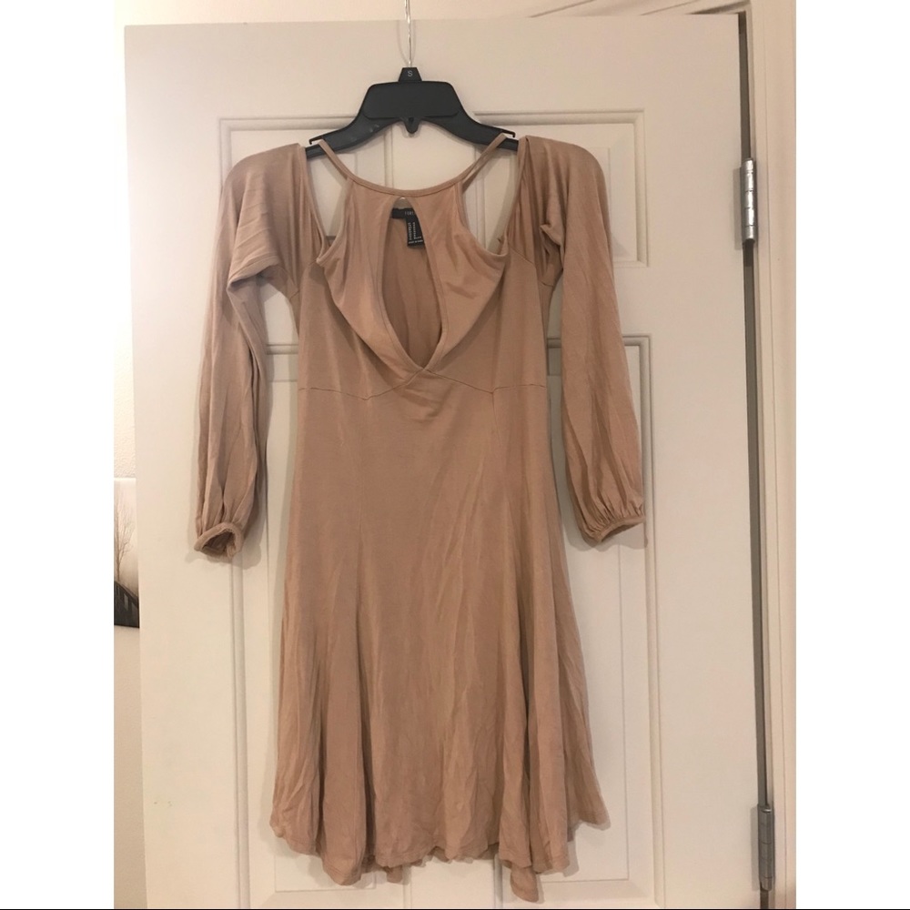 Nude Cut Out Dress